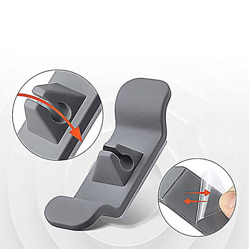 Cord Organizer Wrap Holder 4pcs Kitchen Appliance Cable Winder Adhesive Clip - 4PCS White