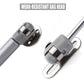 4Pcs 100N Gas Strut Kitchen Cabinet Cupboard Door Hinges Stays - Black
