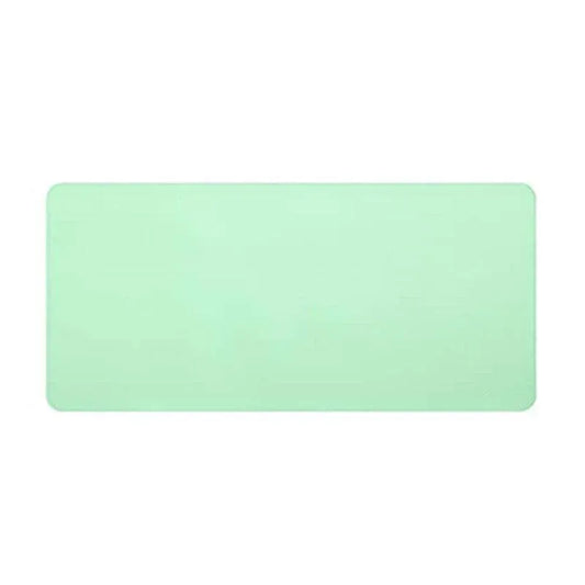 Large Leather Gaming Mouse Pad Waterproof Desk Keyboard Mat 120 x 60cm - Light Green
