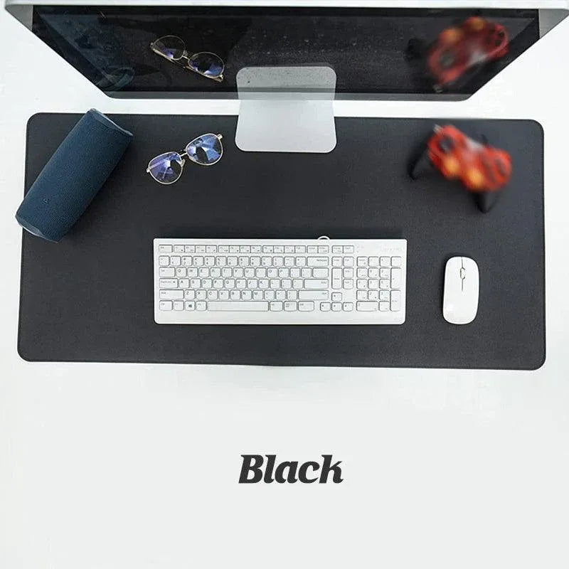Large Leather Gaming Mouse Pad Waterproof Desk Keyboard Mat 120 x 60cm - Light Green
