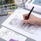 Multifunctional Geometric Ruler Student Mathematics Drawing Tools School Office - Blue-Senior High School