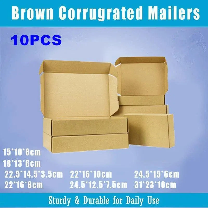 Brown Mailing Box Carton A4 A5 Small Medium Large Cardboard Mailer - 24x15x6CM