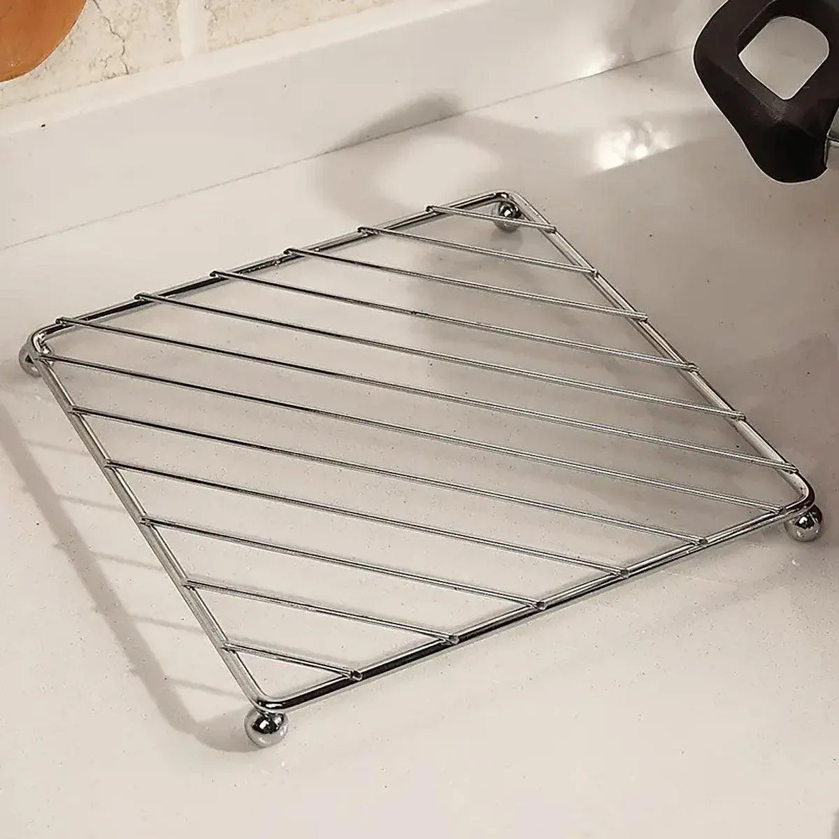 3PCS Kitchen Heat Insulation Mat Non Slip Pot Holder Anti Scalding Cooling Rack