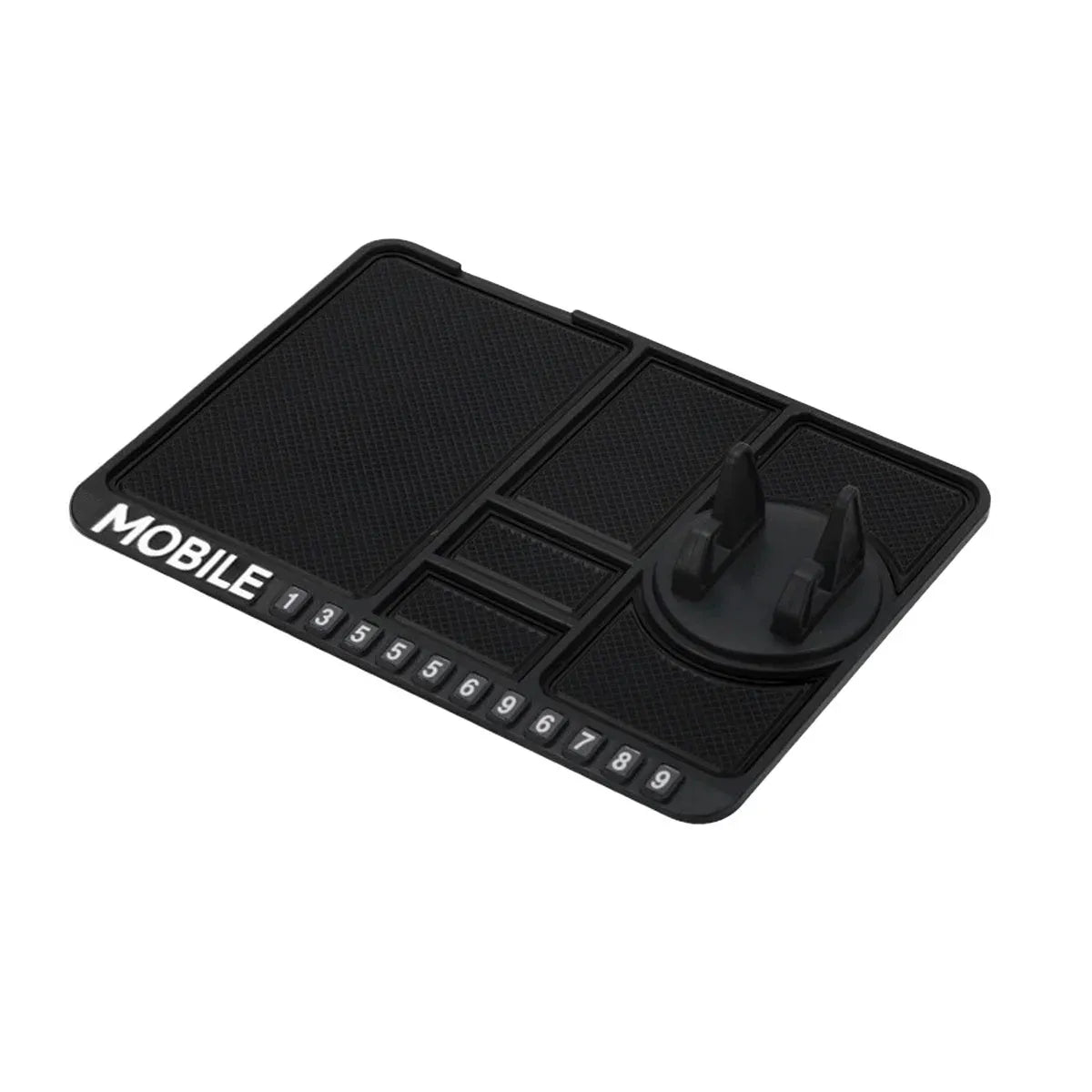 Car Mobile Phone Holder Dashboard Mount Mat Non Slip Grip Stand Anti-Slip Pad - Black