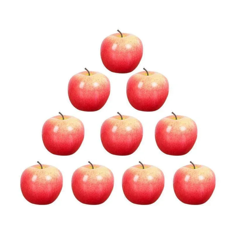 10 X Artificial Green Apples for Home Party Wedding & Shop Decor - Red
