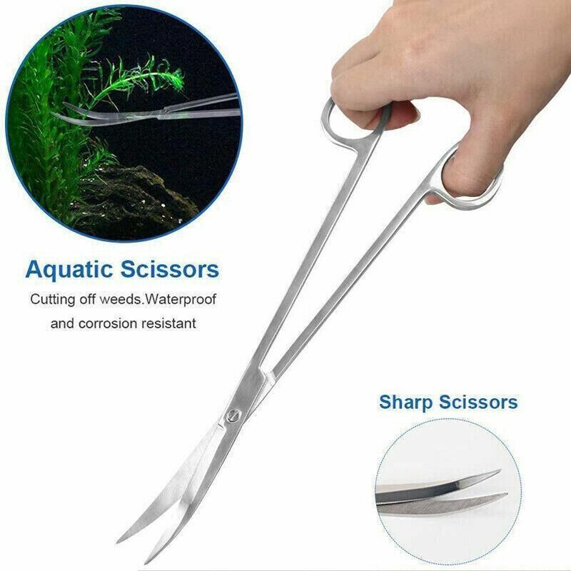 Set Tweezers Scissors Spatula Kit 4 5 6pcs Tool Bag Aquariumtool