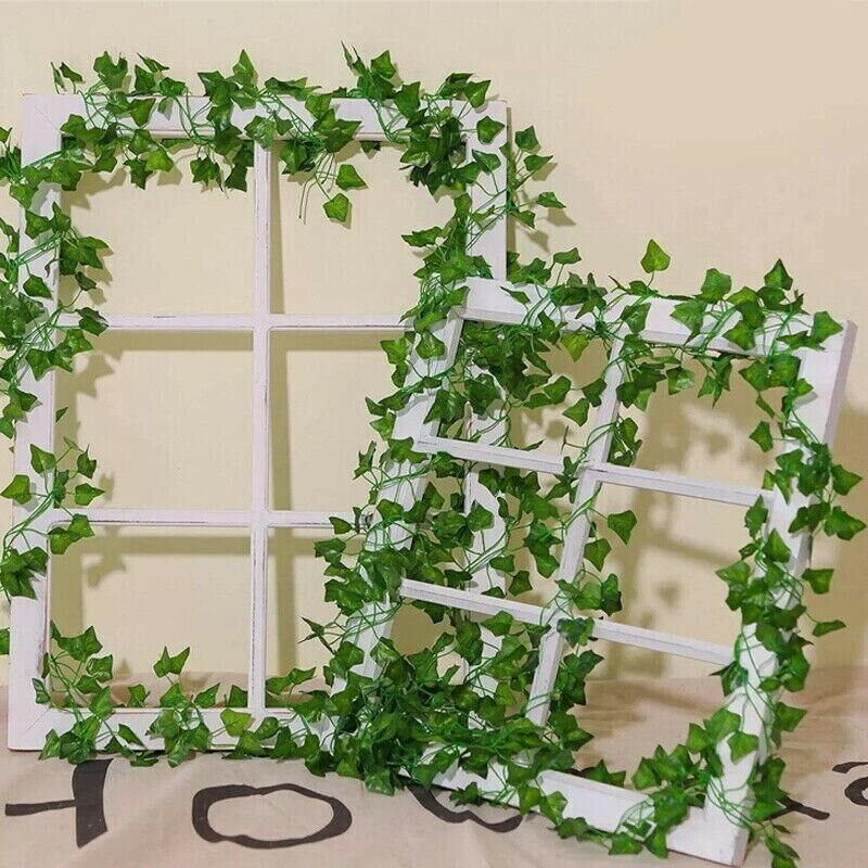 12 X 2M Artificial Ivy Vine Fake Foliage Flower Hanging Leaf Garland Plant Party - Begonia Leaves