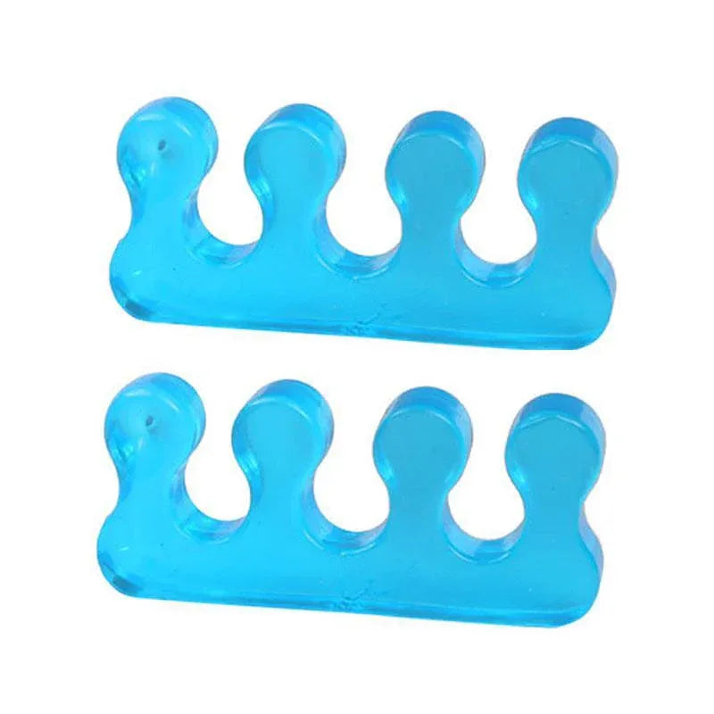 Reusable Soft Silicon Toe Finger Separator Nail Art Pedicure Polish Tool Au - 1Pair