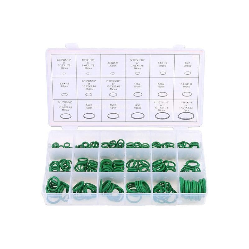 Conditioning O Ring Assortment Kit Green Air Con Sizes Oring Gas Assortmentkit