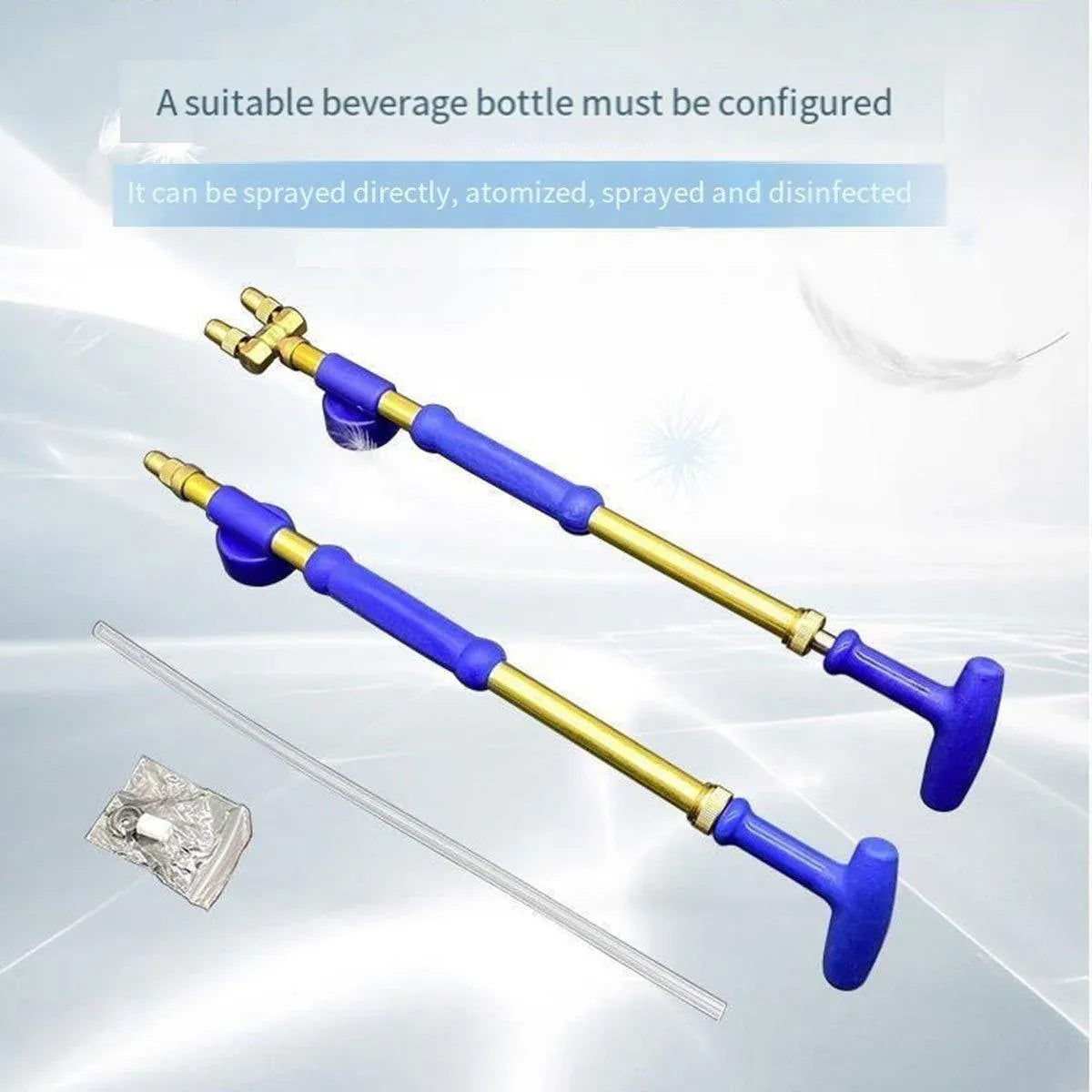 Single Double Ended Push Pull Beverage Sprayer Metal Sprayer Pull Rod Tool - Single