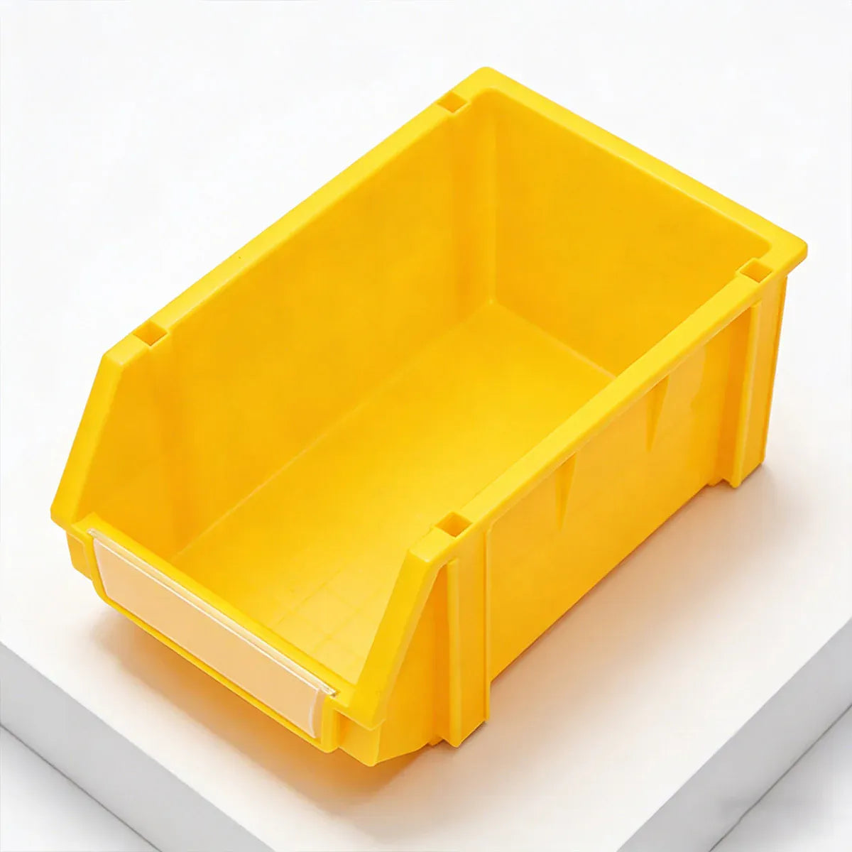2PCS Thickened Slanted Plastic Storage Box for Screws Nuts Crafts Use - Blue