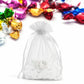50PCS Organza Bag Sheer Bags Jewellery Wedding Candy Packaging Sheer Bags 13*18 cm - Rose Red/50PCS