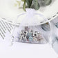 50PCS Organza Bag Sheer Bags Jewellery Wedding Candy Packaging Sheer Bags 9*12 cm - Yellow/50PCS