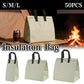 50 Pcs Waterproof Insulated Packaging Bags for Hot and Cold Drinks - S