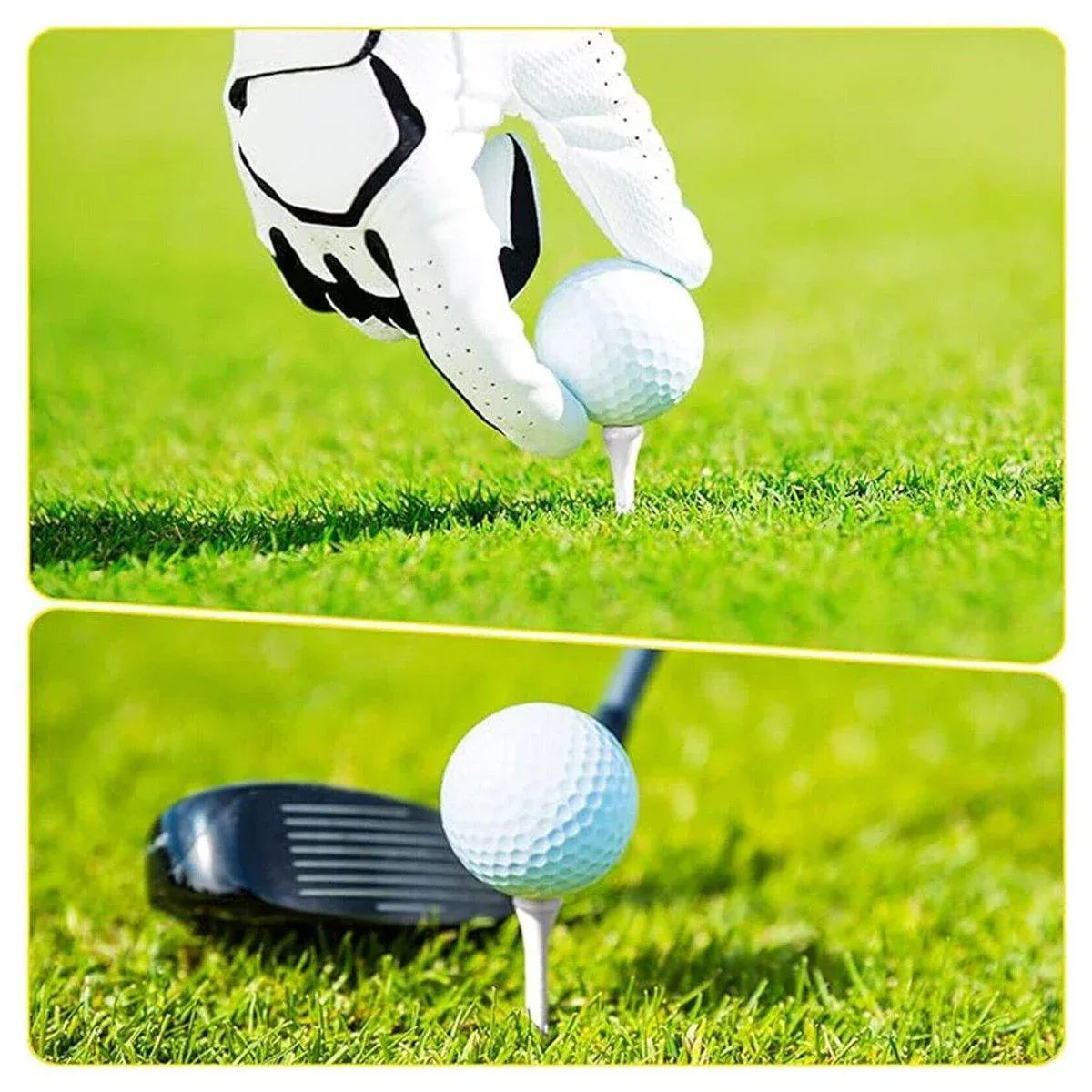 100pcs Wooden Golf Spikes Durable Wooden Tees Golf Accessories