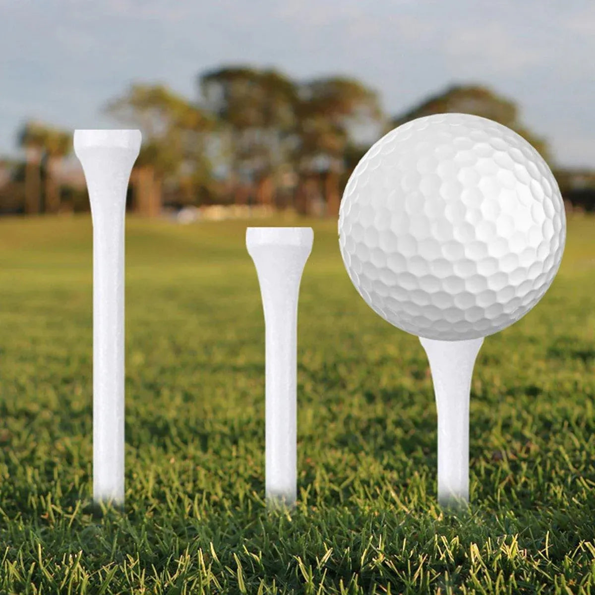 100pcs Wooden Golf Spikes Durable Wooden Tees Golf Accessories