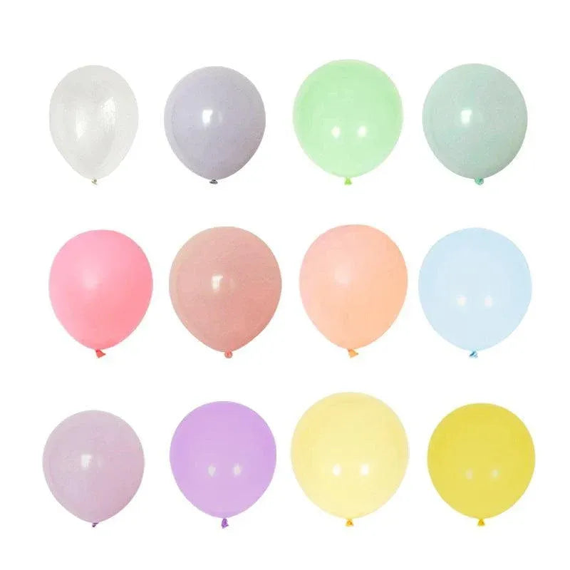 25cm Pastel Latex Balloons for Party Decoration Macaron Colour Helium Air Fill 10/100PCS - Orange 100PCS