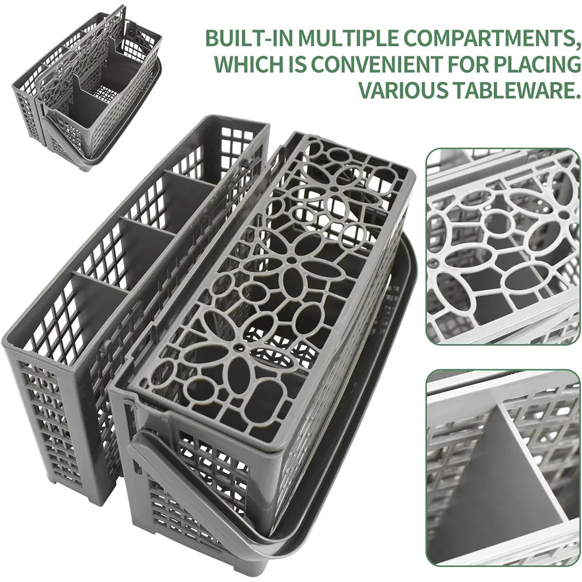 Dishwasher Basket Tableware Knife Fork Storage Box for Kitchen Storage Box