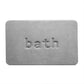Bathroom Floor Mat Model A Water Absorbent Mat Anti Slip Toilet Carpet Rug Soft - Grey