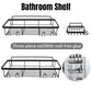 Perforation Free Bathroom Shelf Space Saving Storage Rack Organiser for Home Use