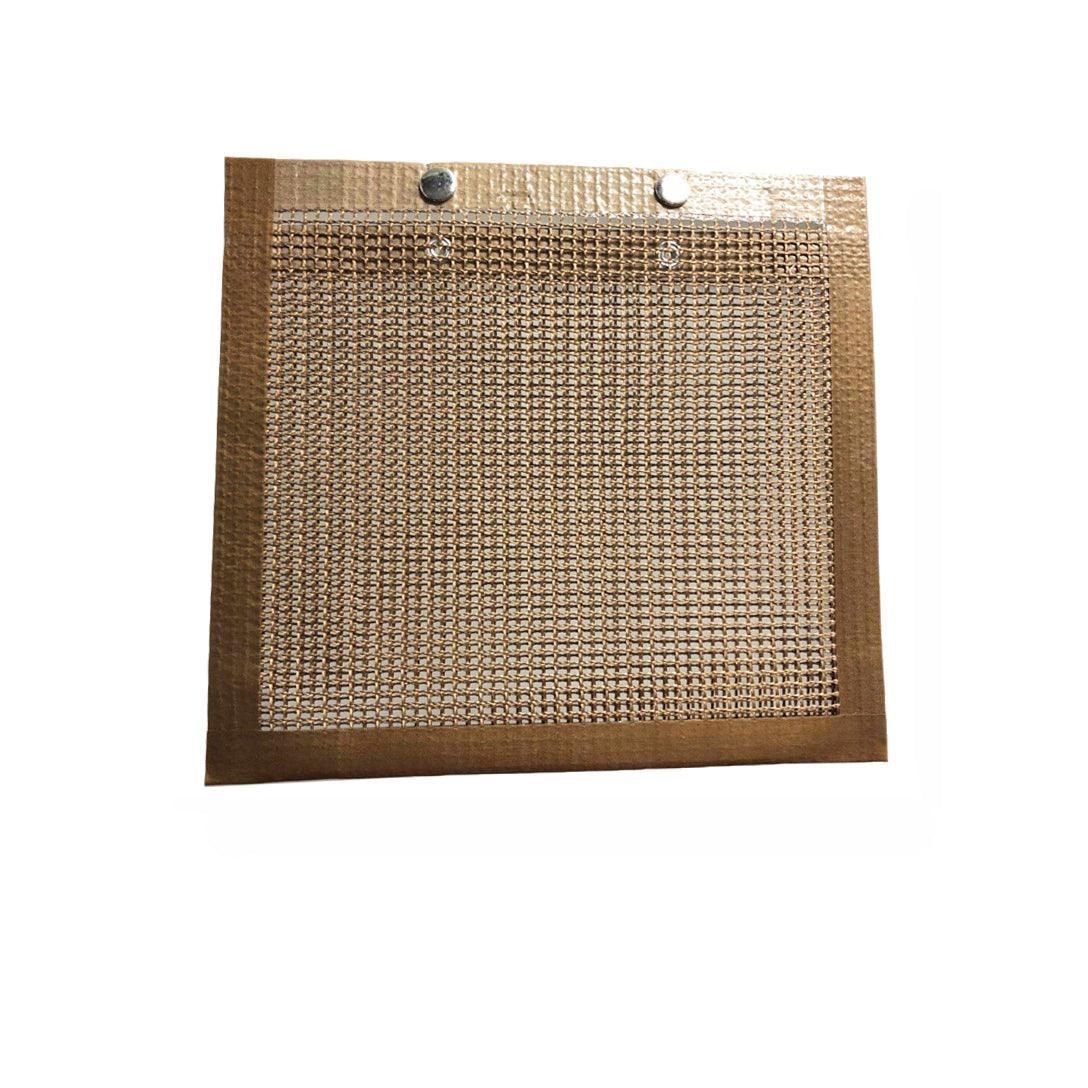 BBQ Mesh Grill Bag 27x22cm Non Stick Reusable Barbecue Grilling Basket Net - Copper