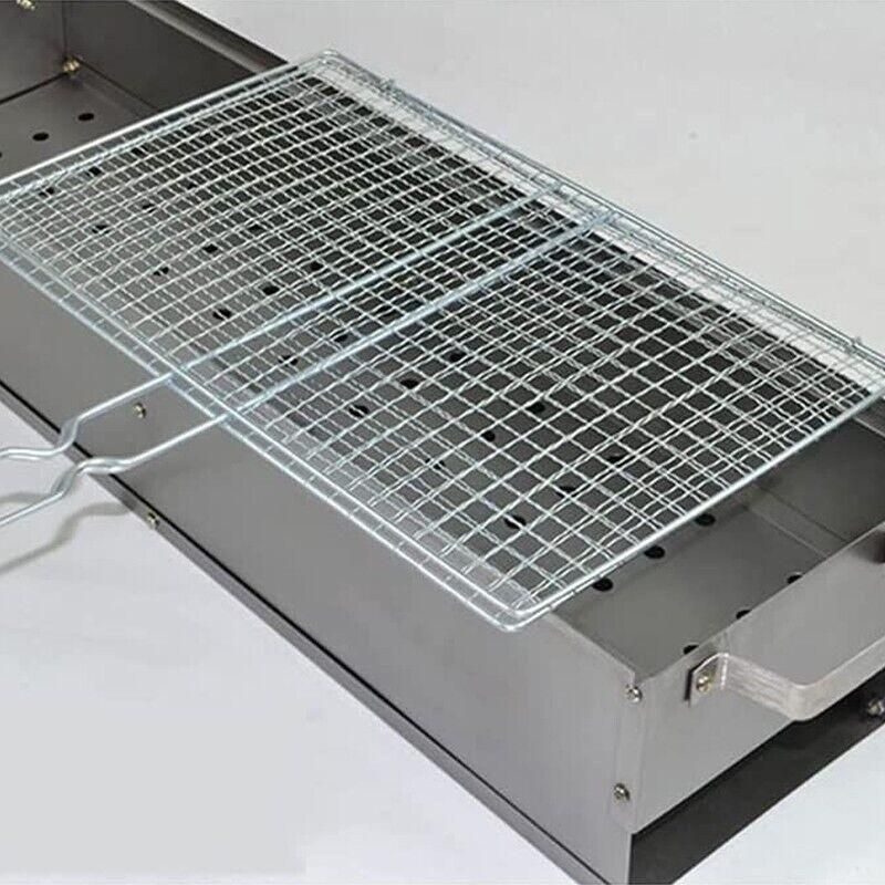 Bbq Fish Grilling Basket Grill Camping Net Meat Vegetable Cooking Kitchen Tool