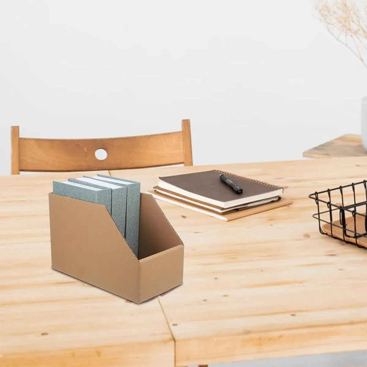 10pcs Slanted Display Boxes for Sorting Organising Storage Containers Organiser - 40cm x 18cm x 22cm