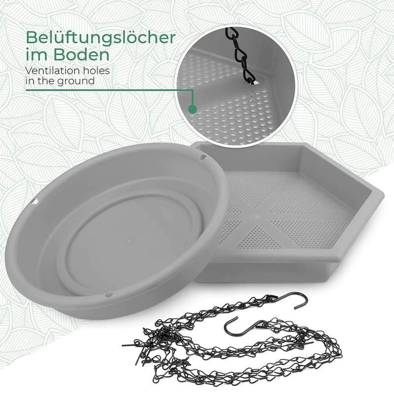 Outdoor Garden Hanging Bird Feeder Garden Automatic Hummingbird Water Feeder - Green