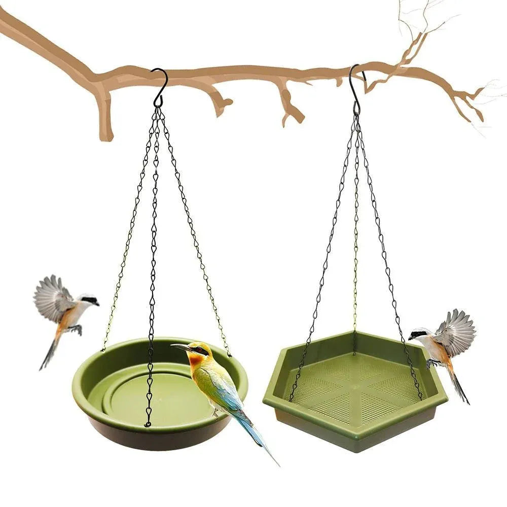 Outdoor Garden Hanging Bird Feeder Garden Automatic Hummingbird Water Feeder - Green