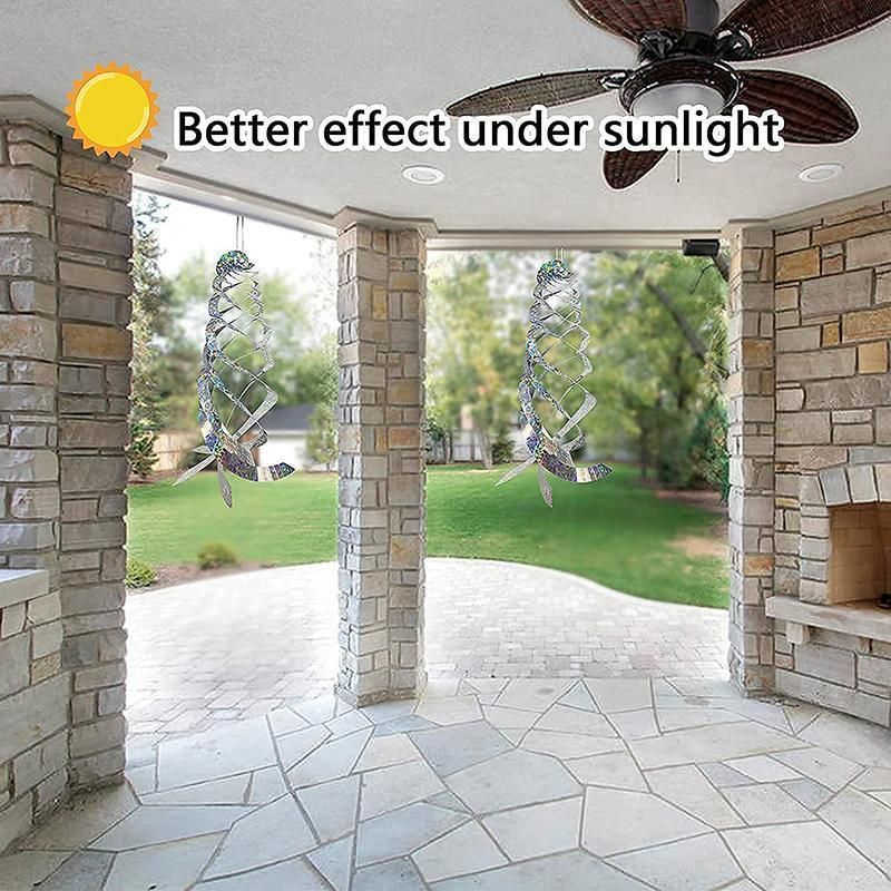 Reflective Bird Deterrent Spinners - Effective Garden Protection - 6PCS