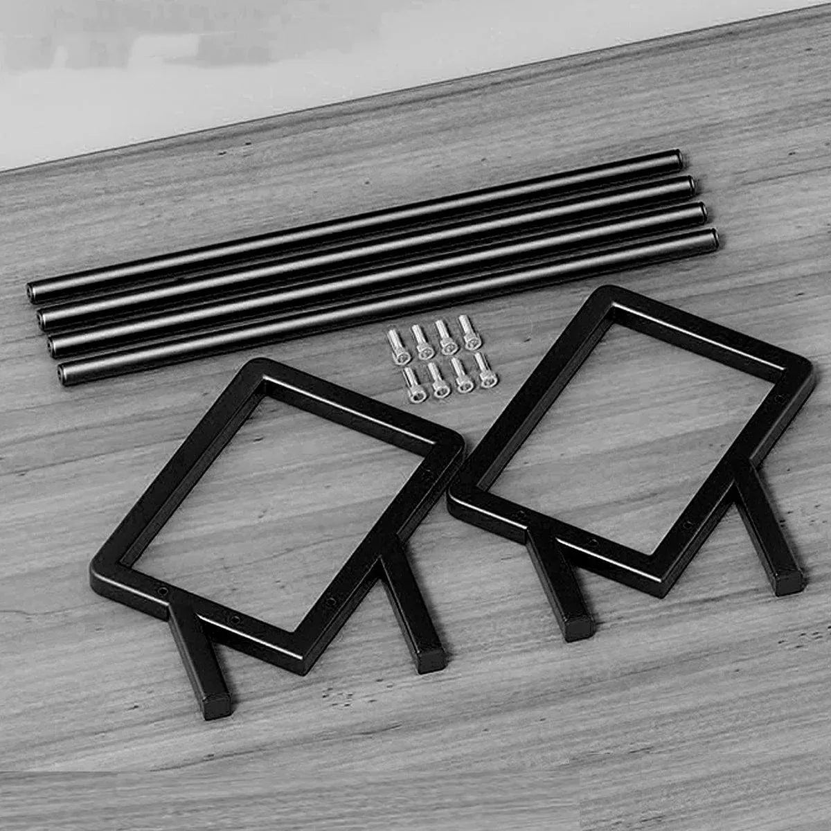 Simple Desktop Stainless Steel Bookcase Storage Organizer Shelf for Office