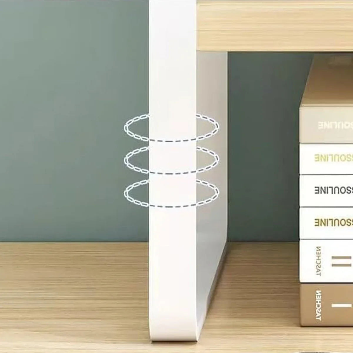 Double Layer Storage Shelf Desktop Organiser Cosmetics Stationery Rack Durable