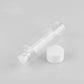 50/100/150ml Plastic Toner Lotion Bottles Refillable Travel Cosmetic Containers - Black Lid + White Bottle - 100ml