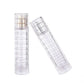 2pcs 30ml Travel Refillable Cosmetic Spray Bottle Empty Mist Pump Container Set - Silver