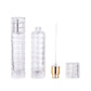 2pcs 30ml Travel Refillable Cosmetic Spray Bottle Empty Mist Pump Container Set - Silver