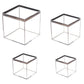 10pcs Clear Acrylic Plastic Boxes Square Storage Containers for Food  Small Item - 10pcs-85-85-85