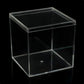 10pcs Clear Acrylic Plastic Boxes Square Storage Containers for Food  Small Item - 10pcs-85-85-85