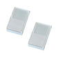2PCS Acrylic Flip Top Transparent Square Storage Box For Loose Diamonds Gemstones