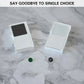2PCS Acrylic Flip Top Transparent Square Storage Box For Loose Diamonds Gemstones