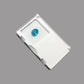 2PCS Acrylic Flip Top Transparent Square Storage Box For Loose Diamonds Gemstones