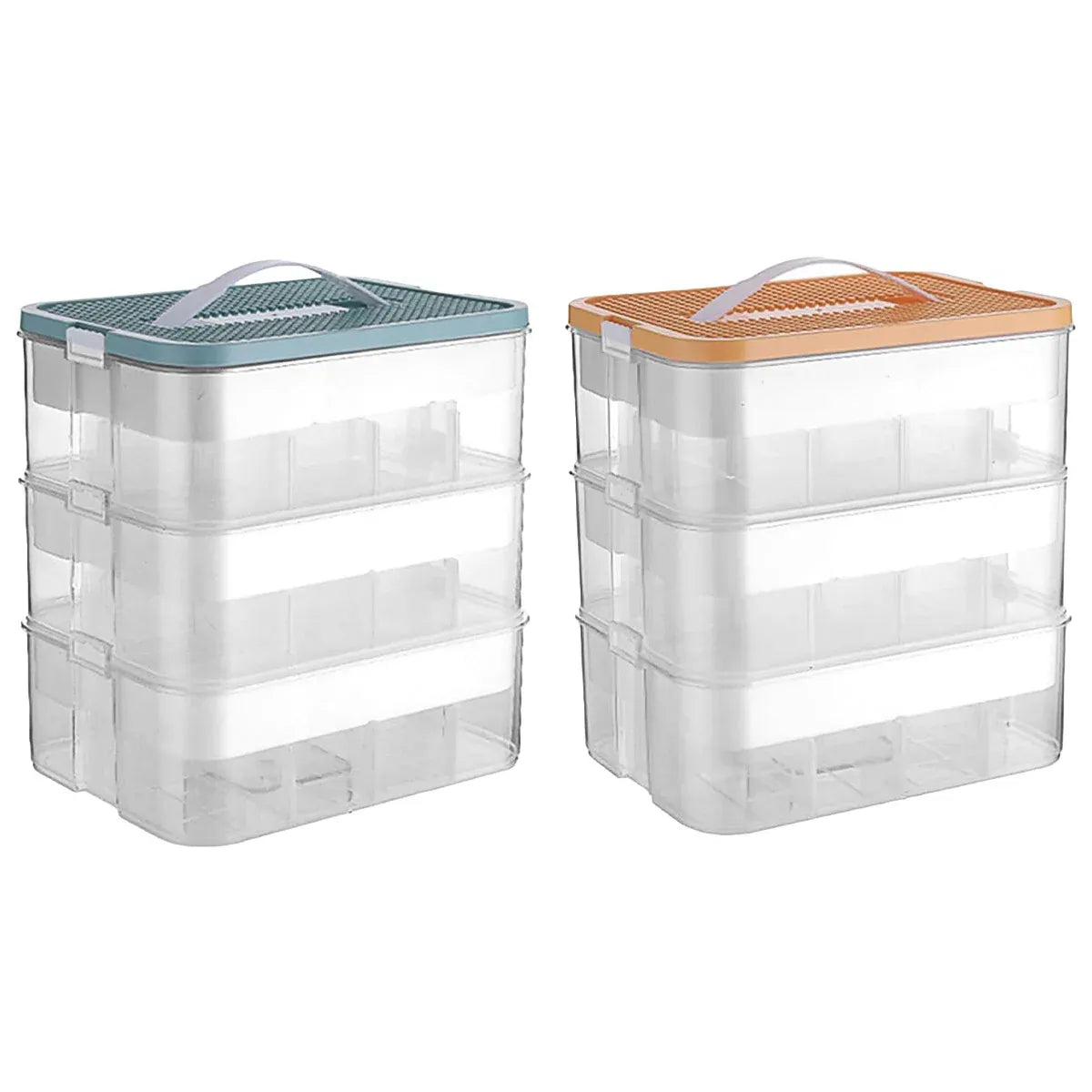 Box Large Capacity Toy Organizer Building Block 3layer Storage