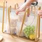 Storage Box 2PCS with Lids Sealed Organiser Kitchen Refrigerator Household Use