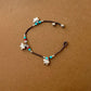 Handmade Tibetan Style Bracelet Nepal Copper Natural Stone Beads Jewelry