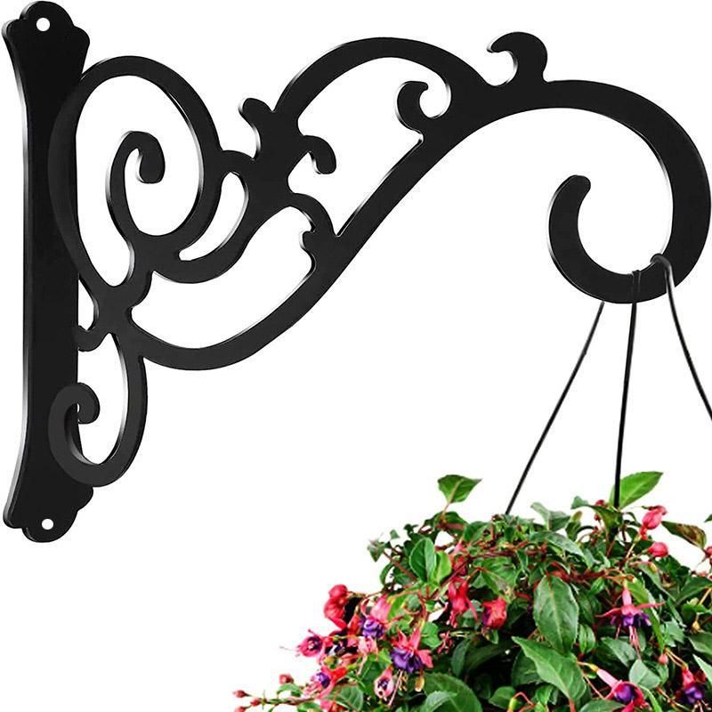 Hanging Plant Holder Iron Hooks Outdoor Planter Hanger Garden Decoration Hooks