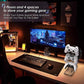 3 Tier Gamepad and Headset Display Stand for Gaming Accessories Organization - Transparent
