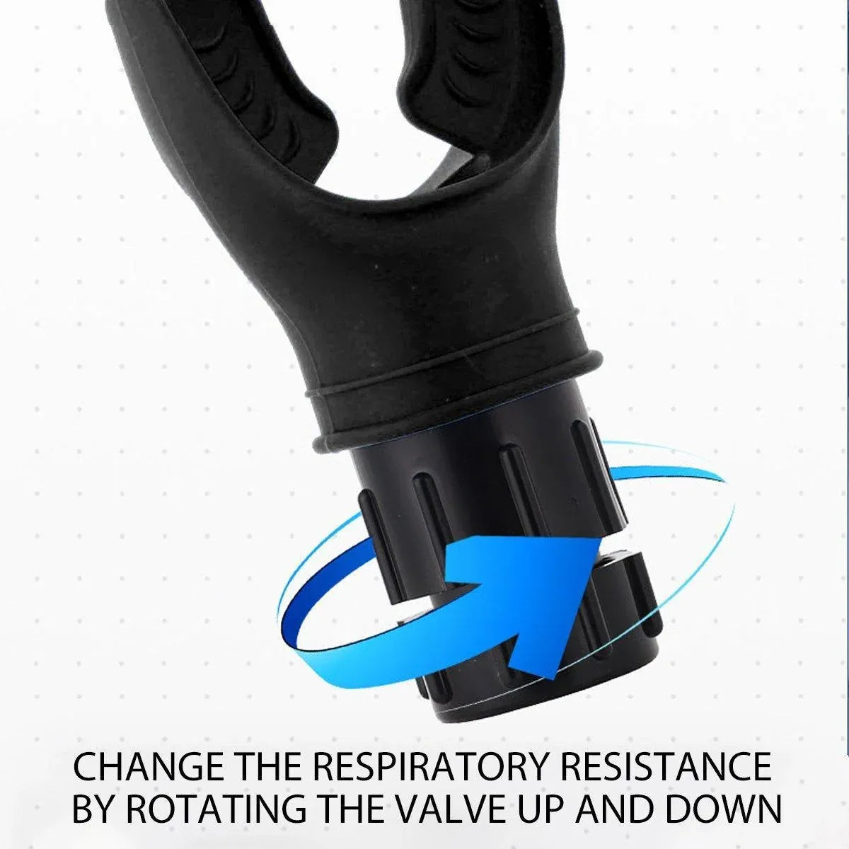Portable Fitness Respiratory Adjustable Lung Capacity and Abdominal Breathing