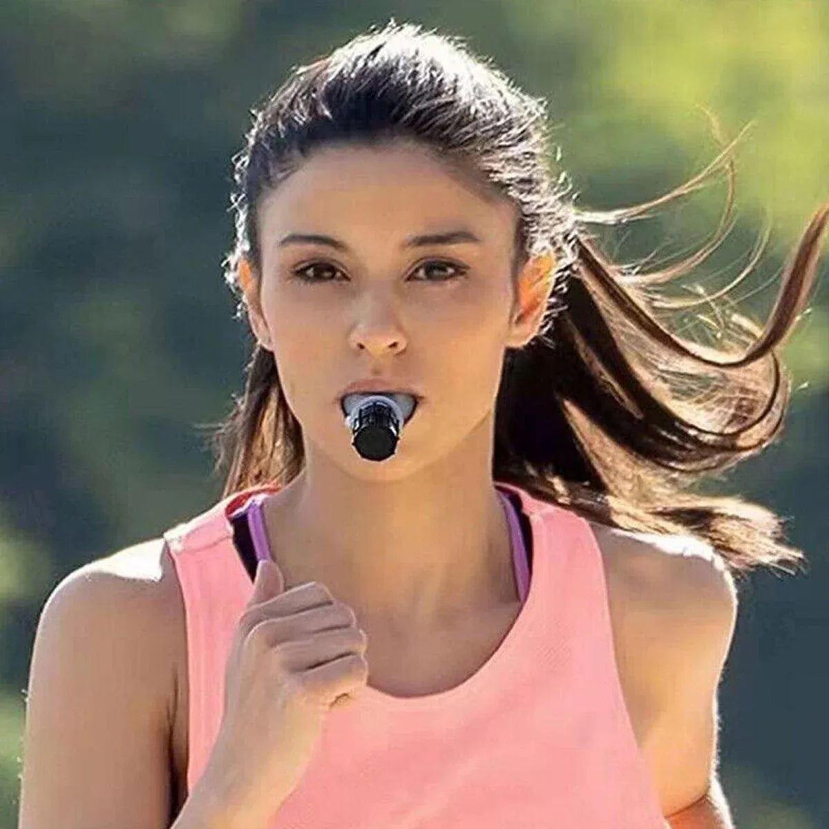 Portable Fitness Respiratory Adjustable Lung Capacity and Abdominal Breathing