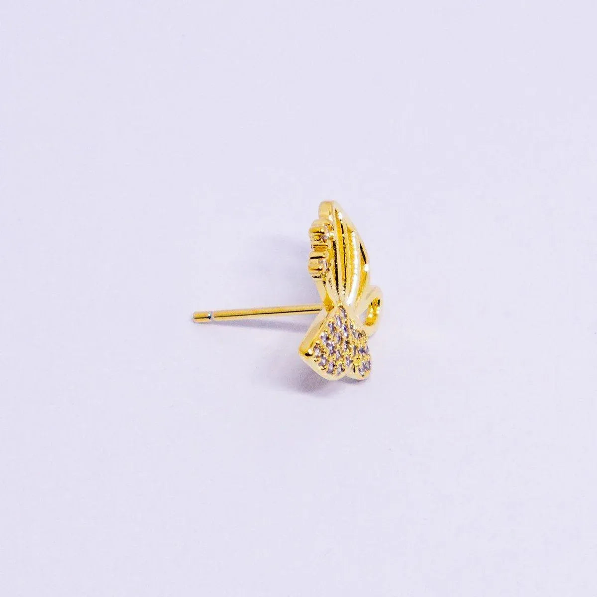 Butterfly Zircon Earrings Hollow Design Spring Summer Jewelry for Women Girls