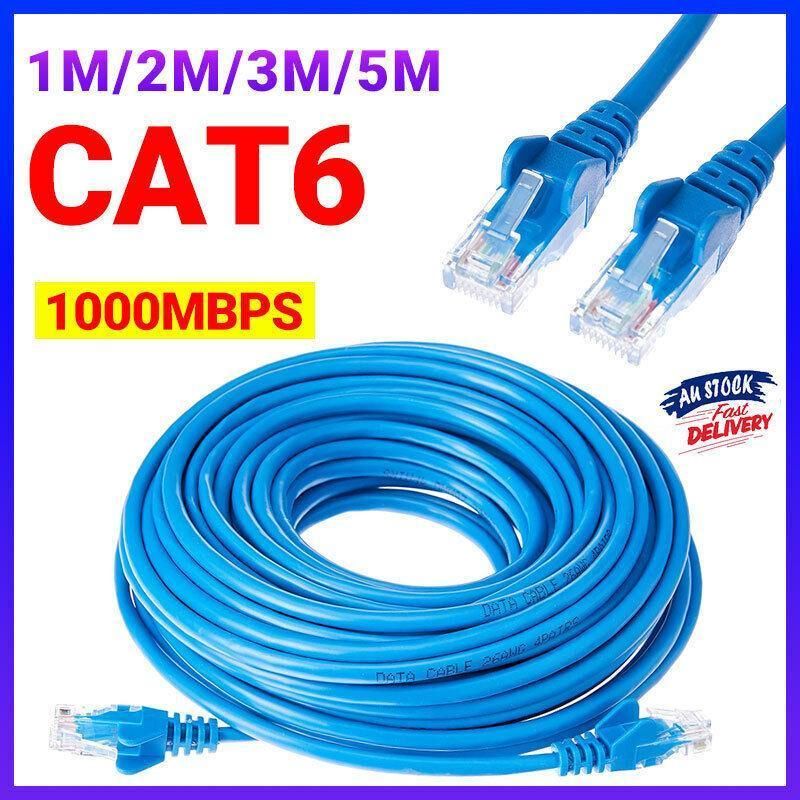1M/2M/3M/5M  Ethernet Network Lan Cable Cat6 1000Mbps Used For Network Link Au - 2M