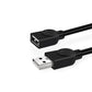 Usb Extension Data Cable 2.0 A Male To A Female Long Cord For Macbook & Computer - 3 m